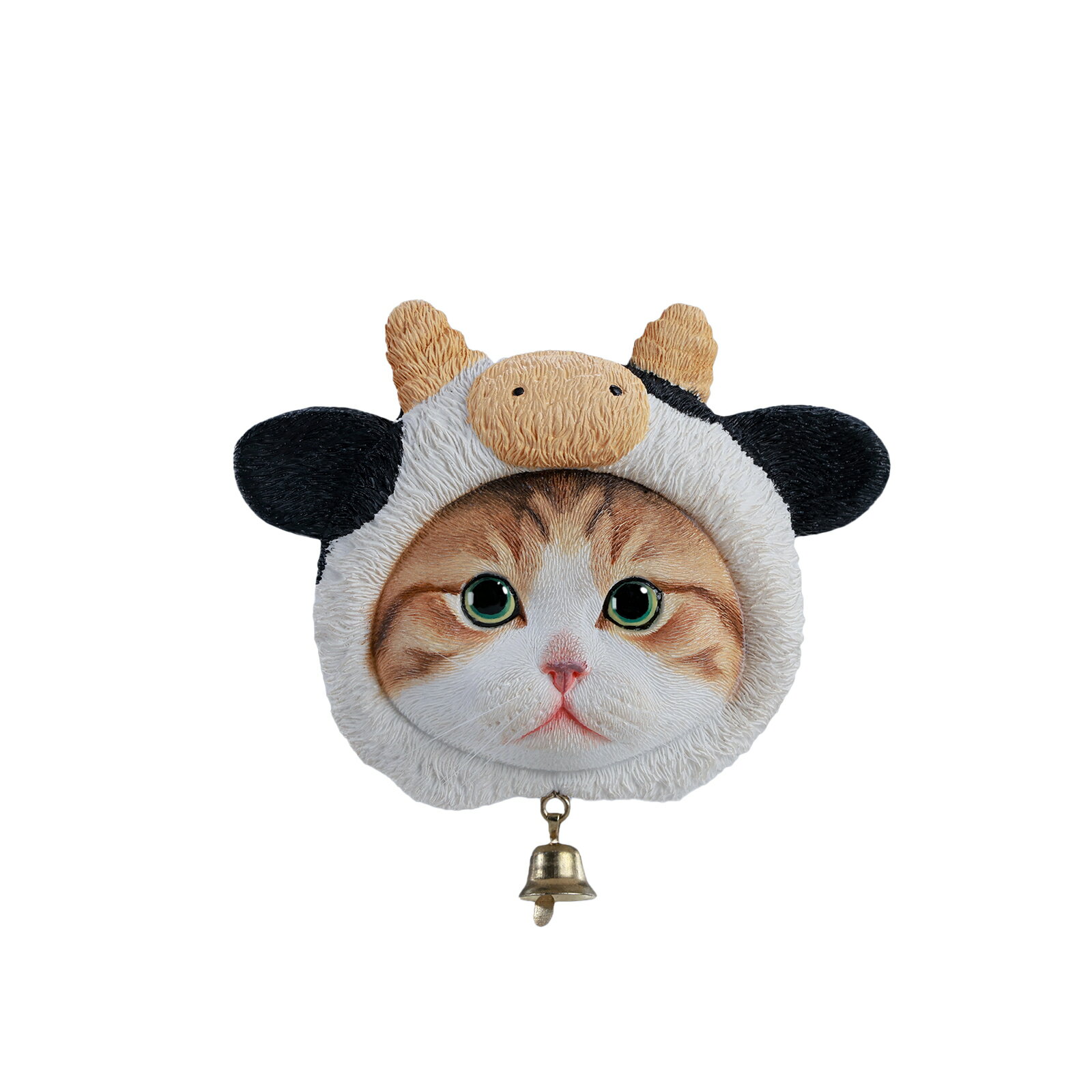 Rakuten - 牛帽子 猫 マグネット 牛乳屋風 名刺スタンド 冷蔵庫 磁石 かわいい 猫フィギュア デスク雑貨 ギフト ペット 動物好き 超リアル 精緻な手造り 萌えグッズ アクセサリ プラモデル 模型 彫刻インテリア ギフト プレゼント オブジェミルクキャップの猫ちゃんマグネット JS2503