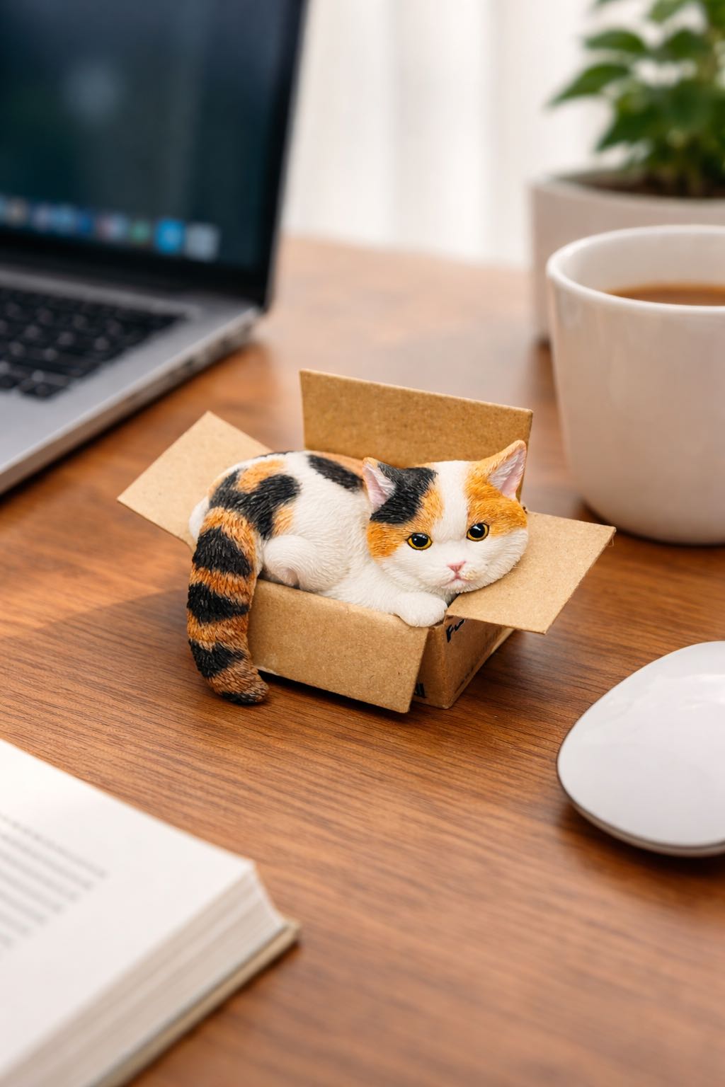 Rakuten - 【SS限定50％OFF】猫フィギュア 宅配猫 リアル 動物フィギュア 猫置物 癒し 子型 好き ペット 動物好き 超リアル 精緻な手造り 萌えグッズ アクセサリ プラモデル 彫刻インテリア ギフト オブジェ JXK Studio 猫インテリア 猫好き プレゼント 動物模型 コレクションJS2305