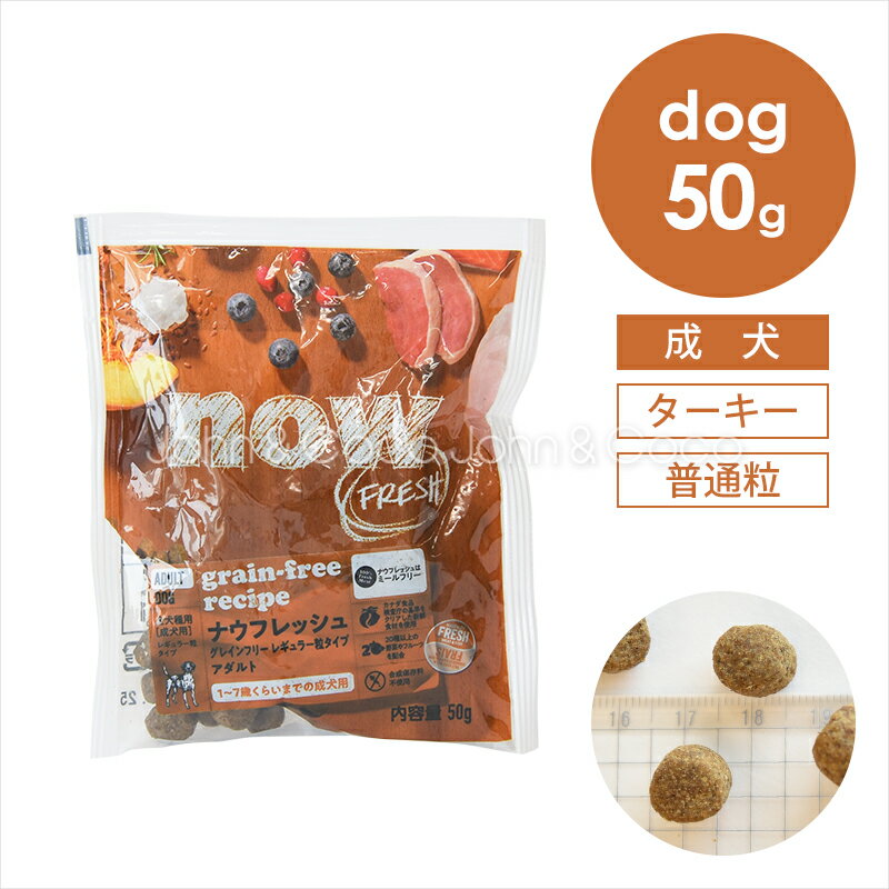 ナウフレッシュ DOG グレインフリー アダルト お試しミニサイズ 50g 成犬 グルテンフリー その他の原材料