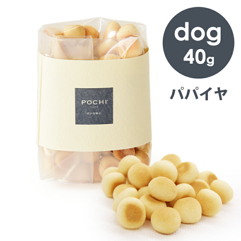 楽天犬と猫のJohn＆Coco ジョン＆ココPOCHI（ポチ） パパイヤボーロ 40g エコパッケージ