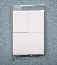 オリジナル付箋紙25mm×35mmサイズふせん白色4個セット(1パッド100枚)