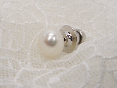 SV淡水ピンブローチ(タイタック兼用) ギフト プレゼント