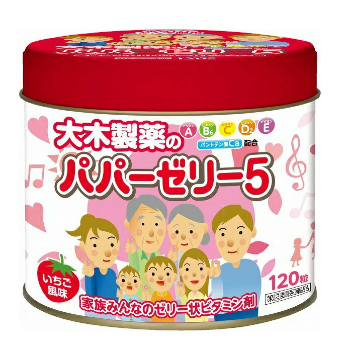 【ポイント10倍：ブラックフライデー同時開催 ※要エントリー】【第(2)類医薬品】【大木製薬】パパーゼリー5 120粒