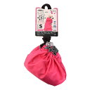 【ドギーマンハヤシ】Chiccha! パパッと着られる ポケット寒さ風よけ雨コート S ピンク ☆ペット用品 ※お取り寄せ商品