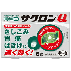 【第2類医薬品】【エーザイ】サクロンQ 6錠 ※お取り寄せになる場合もございます【セルフメディケーション税制 対象品】 1