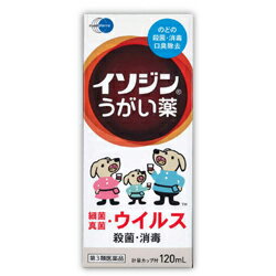 【第3類医薬品】【シオノギヘルスケア】イソジンうがい薬 120ml