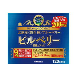【ウエルネスジャパン】ビルベリー200MAX 120カプセル ※お取り寄せ商品