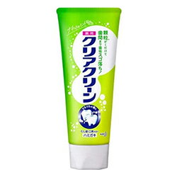 ◆特　長◆ 顆粒（清掃剤）がくだけて、ハブラシが届かない歯間の歯垢まで押し出し、歯垢スゴ落ち！すみずみまでツルツルの歯に。フッ素配合：むし歯の発生と進行を防ぐ。口中を浄化。口臭を防ぐ。さわやかなナチュラルミントの香味 ◆メーカー（※製造国または原産国）◆ 花王株式会社 ※製造国または原産国：日本 ◆効果・効能◆ むし歯の発生と進行を防ぐ。口中を浄化し、口臭を防ぐ。 ◆成　分◆ 湿潤剤 ： ソルビット液基剤 ： 水清掃剤 ： 顆粒A*、炭酸Ca粘度調整剤 ： 無水ケイ酸、CMC・Na発泡剤 ： ラウリル硫酸塩香味剤 ： 香料(ナチュラルミントタイプ)、サッカリンNapH調整剤 ： リン酸1Na、水酸化ナトリウム液薬用成分 ： モノフルオロリン酸ナトリウム(フッ素)着色剤 ： 青1 ◆使用上の注意◆ ・本品は顆粒入りですので、インプラントの方は、使用について歯科医にご相談ください。・傷等がある時は使わない。・ハミガキが飛び散って目に入らないように気をつける。目を傷つけることがあるので、こすらずすぐに充分洗い流し、異常が残る場合は眼科医に相談する。・口中の異常、発疹やかゆみ、強い咳こみ等の症状が出たら使用を中止し医師に相談する。 【ご注意1】この商品はお取り寄せ商品です。ご注文されてから発送されるまで約10営業日(土日・祝を除く)いただきます。なお、商品によりましては、予定が大幅に遅れることもございますので、何卒あらかじめご了承お願いいたします。 【ご注意2】お取り寄せ商品以外の商品と一緒にお買い上げの場合は、全ての商品が揃い次第の発送となりますので、ご了承下さい。 ※パッケージデザイン等が予告なく変更される場合もあります。 ※商品廃番・メーカー欠品など諸事情によりお届けできない場合がございます。 ※ご使用期限またはご賞味期限は、商品情報内に特に記載が無い場合、1年以上の商品をお届けしております。 商品区分：【医薬部外品】【広告文責】株式会社メディスンプラス：0120-205-904 ※休業日 土日・祝祭日文責者名：稗圃 賢輔（管理薬剤師）