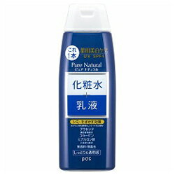 ◆特 長◆洗顔後はこれ1本でOK。化粧水と乳液が1本になったUVケアもできる薬用美白ローション（※メラニンの生成を抑え、シミ・ソバカスを防ぐ）。朝も夜も1つでちゃんと潤う2in1のピュアナチュラル。肌のうるおいバランスを考えた絶妙な水分と油分のバランス処方。そのまま肌を整えて、水分を逃さずちゃんとうるおいます。手軽さそのままで美白有効成分プラセンタ配合でお手軽美白ケア。たっぷり美肌成分(L-システイン・エラスチン・プルーン分解酵素)＆お肌にやさしい使い心地。日中に便利なSPF4のUVケア。無香料・無着色医薬部外品。＜使用方法＞朝・夜の洗顔後、適量(500円硬貨大程度)を手にとり、お肌にやさしくなじませてください。◆メーカー（※製造国または原産国）◆株式会社pdc※製造国または原産国：日本◆成　分◆有効成分：プラセンタエキス、グリチルリチン酸2Kその他の成分：水、濃グリセリン、BG、パラメトキシケイ皮酸2-エチルヘキシル、ポリオキシエチレン硬化ヒマシ油、ジプロピレングリコール、エタノール、プラセンタエキス(1)、L-システイン、ブリエラスチン、コラーゲン・トリペプチド F、ヒアルロン酸ナトリウム(2)、ユズセラミド、ステアロイルオキシヘプタコサノイルフィトスフィンゴシン、N-ステアロイルジヒドロスフィンゴシン、N-ステアロイルフィトスフィンゴシン、ヒドロキシステアリルフィトスフィンゴシン、アーティチョークエキス、サクラ葉抽出液、プルーン酵素分解物、キイチゴエキス、酵母エキス(3)、シロキクラゲ多糖体、黒砂糖、トリメチルグリシン、2-エチルヘキサン酸セチル、N-ラウロイル-L-グルタミン酸ジ(フィトステリル・2-オクチルドデシル)、フィトステロール、天然ビタミンE、4-tert-ブチル-4-メトキシジベンゾイルメタン、キサンタンガム、カルボキシビニルポリマー、水酸化カリウム、クエン酸ナトリウム、エデト酸二ナトリウム、水素添加大豆リン脂質、メチルパラベン、フェノキシエタノール◆使用上の注意◆(1)お肌に異常が生じていないかよく注意して使用すること(2)お肌に合わないとき、即ち使用中、使用したお肌に直射日光があたって、赤み、はれ、かゆみ、刺激、色抜け(白斑等)や黒ずみ等の異常が出たら使用を中止し、皮フ科専門医等へ相談すること(3)傷や湿疹等、異常のある部位には使用しないこと(4)目に入らないように注意し、入ったときはすぐに洗い流すこと(5)樹脂製品につくと変質する場合があるので、洗い流すこと(6)長時間または、強い日光にあたる場合は、日ヤケ止め専用商品を使用すること(7)使用後はしっかりとキャップをしめ、極端に高温、または低温、直射日光のあたる所、乳幼児の手が届く所には置かないこと 【ご注意1】この商品はお取り寄せ商品です。ご注文されてから発送されるまで約10営業日(土日・祝を除く)いただきます。 なお、商品によりましては、予定が大幅に遅れることもございますので、何卒あらかじめご了承お願いいたします。【ご注意2】お取り寄せ商品以外の商品と一緒にお買い上げの場合は、全ての商品が揃い次第の発送となりますので、ご了承下さい。 ※パッケージデザイン等が予告なく変更される場合もあります。※商品廃番・メーカー欠品など諸事情によりお届けできない場合がございます。※ご使用期限またはご賞味期限は、商品情報内に特に記載が無い場合、1年以上の商品をお届けしております。 商品区分：【医薬部外品】【広告文責】株式会社メディスンプラス：0120-205-904 ※休業日 土日・祝祭日文責者名：稗圃 賢輔（管理薬剤師）