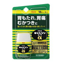 活用しよう「医療費控除制度」！ 一部の医薬品の場合、ご購入された金額がご自分と扶養家族の分も含めて年間で「合計10万円（税込）」を超えた場合、確定申告をすることにより、所得税が一部還付されたり、翌年の住民税が減額される制度があります。 対象品の情報など詳しくは厚生労働省か、最寄りの関係機関へお問い合わせください（※控除対象外の医薬品もございます）。 ◆特　長◆ ○動きの鈍った胃を元気に動かし、胃の働きを正常に！荒れて傷んだ胃の粘膜を修復し、正常な状態に整える有効成MMSC（メチルメチオニンスルホニウムクロリド）に加え、胃の働きを良くしていく生薬成分ソヨウを配合。弱った胃を元気にし、正常な働きを取り戻していきます。○外層と核錠の二層(ダブルレイヤー)構造外層と核錠との二層構造にすることで、各有効成分が効果的に働きます。胃に入るとまず錠剤の外層が溶け出し、制酸剤が出過ぎた胃酸を中和し、胃の痛みをやわらげます。その後、内層の核錠がゆっくりと溶け出し、各有効成分が弱った胃を元気にしていきます。 ◆メーカー（※製造国または原産国）◆ 興和株式会社〒103-8433 東京都中央区日本橋本町三丁目4-14お客様相談センター　TEL：03-3279-7755月〜金(祝日を除く)　9：00〜17：00 ※製造国または原産国：日本 ◆効能・効果◆ 胃部不快感、胃弱、もたれ、胃痛、食べ過ぎ、飲み過ぎ、胸焼け、はきけ(むかつき、胃のむかつき、二日酔・悪酔のむかつき、嘔気、悪心)、嘔吐、食欲不振、消化不良、胃酸過多、げっぷ、胸つかえ、消化促進、胃部・腹部膨満感、胃重 ◆用法・用量◆ 下記の量を毎食後、水又は温湯で服用してください。［年齢：1回量：1日服用回数］成人(15歳以上)：2錠：3回8歳以上15歳未満：1錠：3回8歳未満の小児：服用しないこと＜用法・用量に関連する注意＞(1)用法・用量を厳守してください。(2)小児に服用させる場合には、保護者の指導監督のもとに服用させてください。 ◆成　分◆ 6錠中メチルメチオニンスルホニウムクロリド 150.0mg、炭酸水素ナトリウム 700.0mg、炭酸マグネシウム 250.0mg、沈降炭酸カルシウム 1200.0mg、ロートエキス3倍散 90.0mg(ロートエキスとして30.0mg)、ソヨウ乾燥エキス 30.0mg(ソヨウとして270.0mg)、センブリ末 30.0mg、ビオヂアスターゼ2000 24.0mg、リパーゼAP12 15.0mg添加物：ヒドロキジプロピルセルロース、硬化油、カルメロースCa、トウモロコシデンプン、ステアリン酸Mg、ステアリン酸グリセリン、ステアリン酸ポリオキシル、セラック、タルク、ケイヒ、ポリビニルアルコール、（部分けん化物）、セルロース、二酸化ケイ素、L-メントール、デキストリン＜成分・分量に関連する注意＞メチルメチオニンスルホニウムクロリドなどが配合されていますので、特有のニオイがあります。 ◆使用上の注意◆ ●してはいけないこと（守らないと現在の症状が悪化したり、副作用が起こりやすくなります）1．本剤を服用している間は、次の医薬品を服用しないでください胃腸鎮痛鎮痙薬2．授乳中の人は本品を服用しないか、本剤を服用する場合は授乳を避けてください(母乳に移行して乳児の脈が速くなることがあります。)■相談すること1．次の人は服用前に医師、薬剤師又は登録販売者に相談してください(1)医師の治療を受けている人。(2)妊婦又は妊娠していると思われる人。(3)高齢者。(4)薬などによりアレルギー症状を起こしたことがある人。(5)次の症状のある人。排尿困難(6)次の診断を受けた人。腎臓病、心臓病、緑内障、甲状腺機能障害2．服用後、次の症状があらわれた場合は副作用の可能性がありますので、直ちに服用を中止し、この添付文書を持って医師、薬剤師又は登録販売者に相談してください［関係部位：症状］皮膚：発疹・発赤、かゆみ3．服用後、次の症状があらわれることがありますので、このような症状の持続又は増強が見られた場合には、服用を中止し、この添付文書を持って医師、薬剤師又は登録販売者に相談してください口のかわき4．2週間位服用しても症状がよくならない場合は服用を中止し、この添付文書を持って医師、薬剤師又は登録販売者に相談してください＜その他の注意＞母乳が出にくくなることがあります。 ◆保管及び取扱い上の注意◆ (1)高温をさけ、直射日光の当たらない湿気の少ない涼しい所に密栓して保管してください。(2)小児の手の届かない所に保管してください。(3)他の容器に入れ替えないでください。（誤用の原因になったり品質が変わります。）(4)水分が錠剤につくと、特有のニオイが強くなったり、内容成分の変化のもととなりますので、水滴を落としたり、ぬれた手で触れないでください。誤って錠剤をぬらした場合は、ぬれた錠剤を破棄してください。(5)容器のキャップのしめ方が不十分な場合、湿気などにより、品質に影響を与える場合がありますので、服用のつどキャップをよくしめてください。(6)ラベルの「開封年月日」記入欄に、キャップをあけた日付を記入してください。(7)使用期限（台紙及び容器に記載）をすぎた製品は服用しないでください。また、一度キャップをあけた後は、品質保持の点から開封日より6ヵ月以内を目安に服用してください。 ※その他、医薬品は使用上の注意をよく読んだ上で、それに従い適切に使用して下さい。 【お客様へ】 お薬に関するご相談がございましたら、こちらへお問い合わせください。 【ご注意1】この商品はお取り寄せ商品です。ご注文されてから発送されるまで約10営業日(土日・祝を除く)いただきます。 【ご注意2】お取り寄せ商品以外の商品と一緒にお買い上げの場合は、全ての商品が揃い次第の発送となりますので、ご了承下さい。 ※パッケージデザイン等が予告なく変更される場合もあります。 ※商品廃番・メーカー欠品など諸事情によりお届けできない場合がございます。 ※ご使用期限またはご賞味期限は、商品情報内に特に記載が無い場合、1年以上の商品をお届けしております。 商品区分：【第2類医薬品】【広告文責】株式会社メディスンプラス：0120-205-904 ※休業日 土日・祝祭日文責者名：稗圃 賢輔（管理薬剤師）【お客様へ】本商品は医薬品です。 商品名に付記されてございます【リスク分類】をよくご確認の上、ご購入下さい。 また、医薬品は使用上の注意をよく読んだ上で、それに従い適切に使用して下さい。 ※医薬品のご購入について(1)：医薬品をご購入できるのは“18歳以上の楽天会員さま”のみとなっております。 ※医薬品のご購入について(2)：医薬品ごとに購入数の制限を設けております。 【医薬品による健康被害の救済に関する制度】医薬品副作用被害救済制度に基づき、独立行政法人 医薬品医療機器総合機構（救済制度窓口 0120-149-931）へご相談ください。 【広告文責 株式会社メディスンプラス】フリーダイヤル：0120−205−904（※土日・祝祭日は休業）管理薬剤師：稗圃賢輔（薬剤師免許証 第124203号 長崎県） ※相談応需可能時間：営業時間内 【お客様へ】お薬に関するご相談がございましたら、こちらへお問い合わせください。