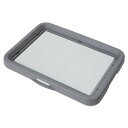 【ペティオ】片手でらくらくドッグトレー レギュラー グレー 1個 ☆ペット用品 ※お取り寄せ商品