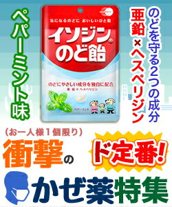 【衝撃の風邪薬特集】特報！なんと！あの【ムンディファーマ】イソジンのど飴　ペパーミント袋　91g が“お一人様1個限定”お試し価格！しかも毎日ポイント2倍！※お取り寄せ商品【RCP】