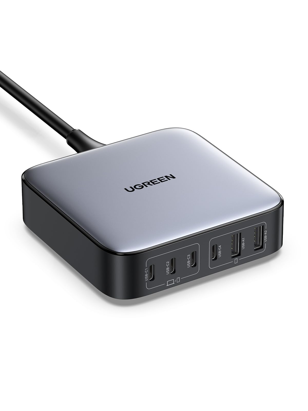 UGREEN Nexode 200W Ŵ 6ݡ ¿ݡȵ®Ŵ USB-C4 USB-A2 ֥GaNIII(ⲽ...