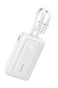 Anker Zolo Power Bank (10000mAh, 35W, Built-In Dual USB-Cケーブル) (モバイルバッテリー 10000mAh 最大35W出力 ケーブル一体型 ディスプレイ搭載) 【PD/PowerIQ搭載/PSE技術