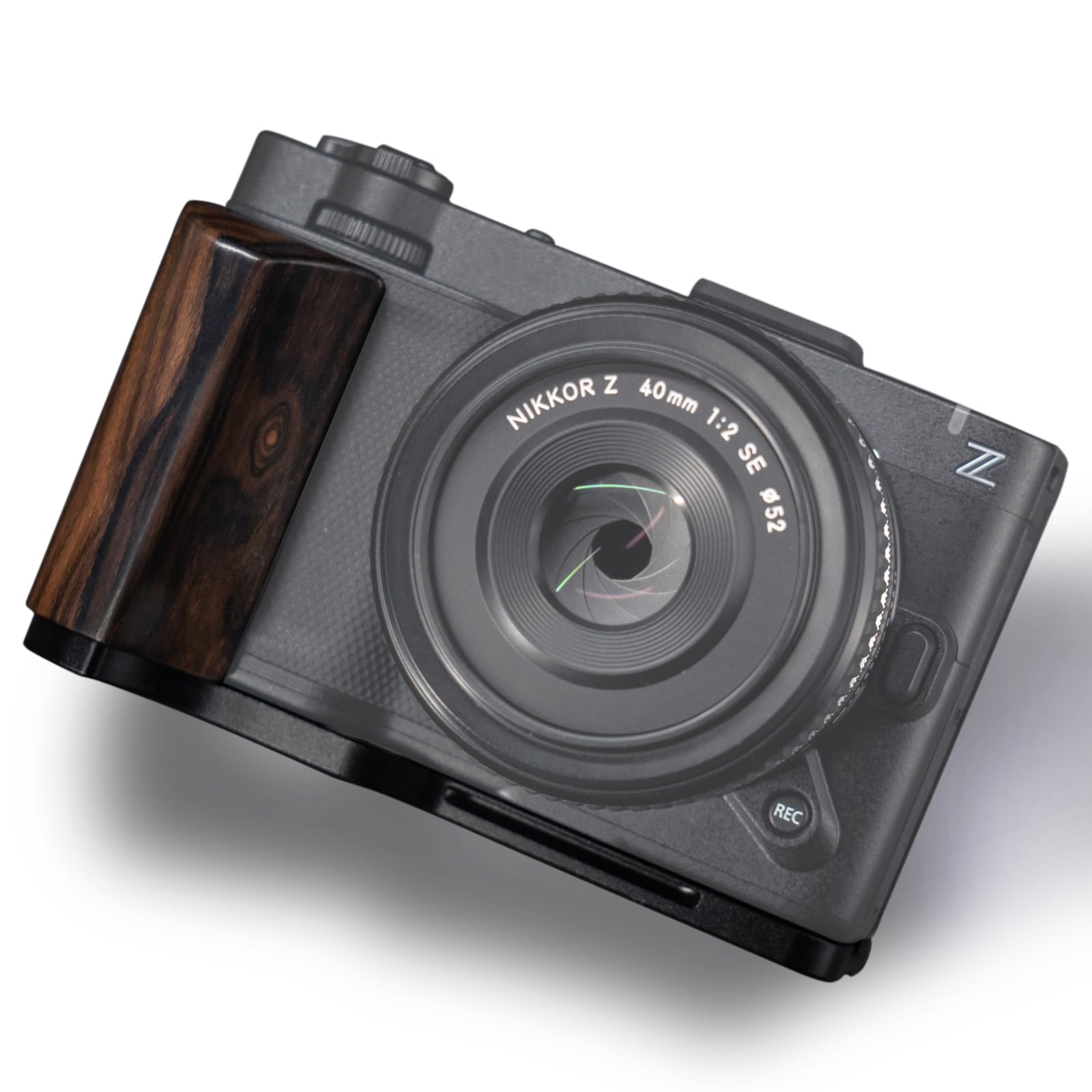 Iborrys 高級レトロ実木 カメラグリップ 、対応 Nikon ニコン ZR カメラ 、 専用 L型クイックリリース ..