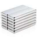 12個の磁石強力マグネット 30x10x3mm小型長方形ネオジム磁石、大型磁石、DIY建築科学ホワイトボード工具格納冷蔵庫用
