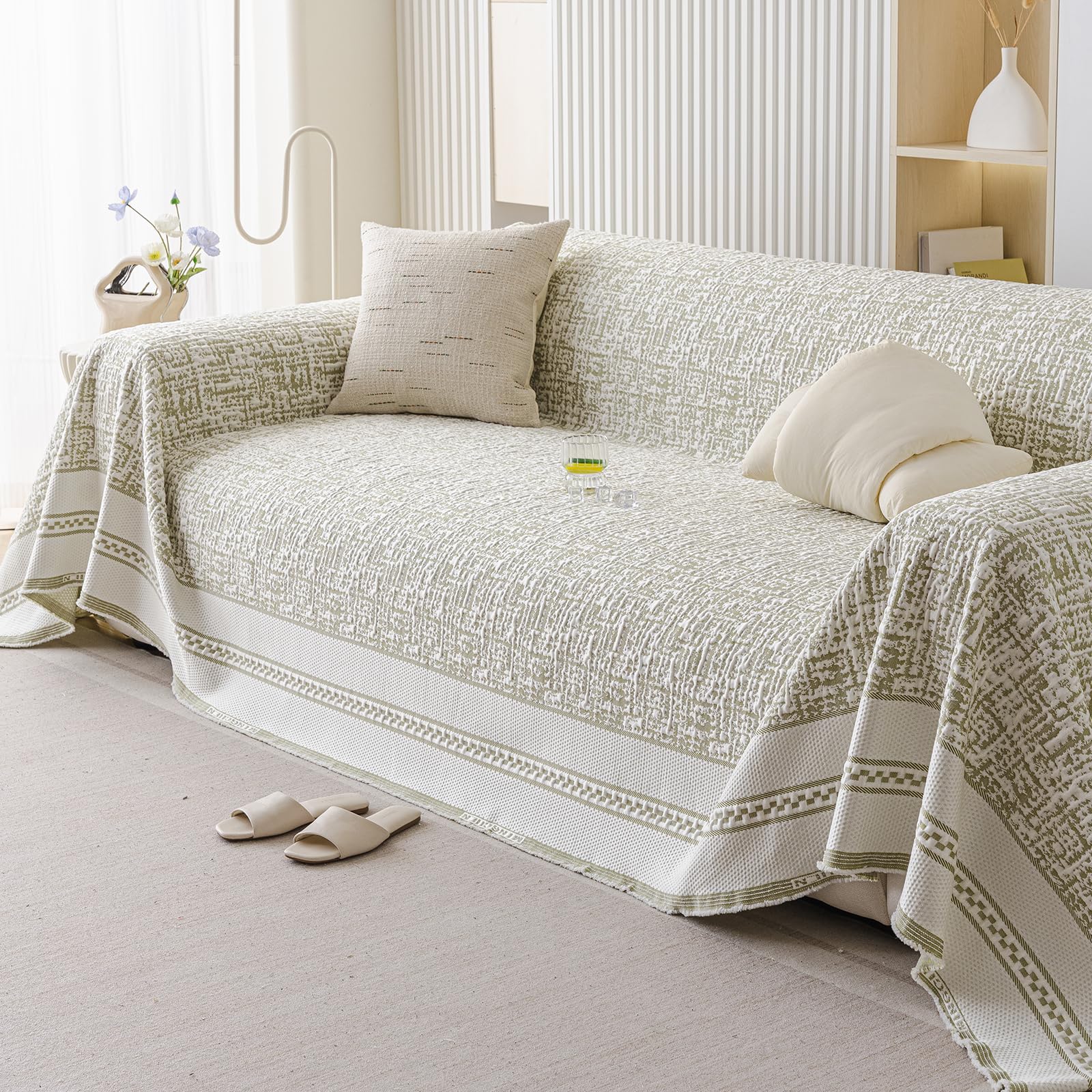 JEMAジェマ ソファーカバー マルチカバー 接触冷感 ソファーシーツ ひんやり 夏用ブランケット 長方形 大判 1人掛け 北欧風 おしゃれ 無地 柔らかい 汚れ防止 多機能 防塵カバー テーブルクロス テーブルカバー マルチクロス シンプル 洗濯可 人気