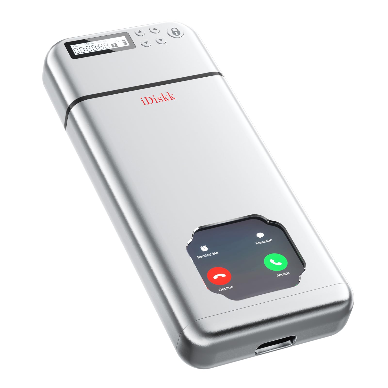 iDiskk タイムロッキングコンテナ 脱スマホ依存 アルミニウム合金...(3.0)