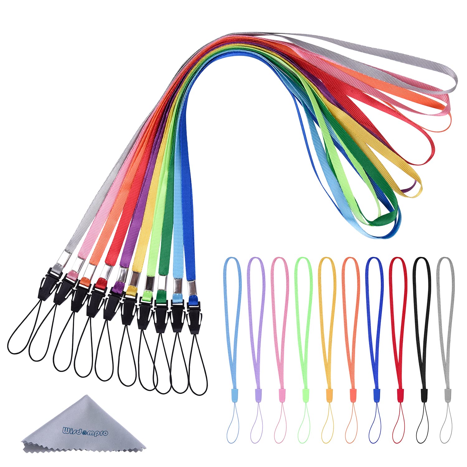 [Wisdompro] ハンド/ネックストラップ 落下防止 紛失防止 ...(3.0)