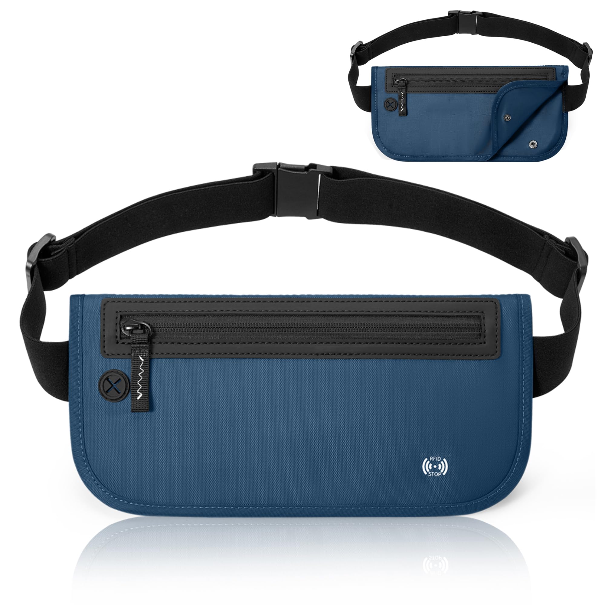 KALIDI FANCY FOREST セキュリティポーチ ウエストポーチ シークレットポーチ スキミング防止 盗難防止..