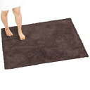 オカ 乾度良好 Dナチュレ バスマット 約90×120cm (ブラウン)