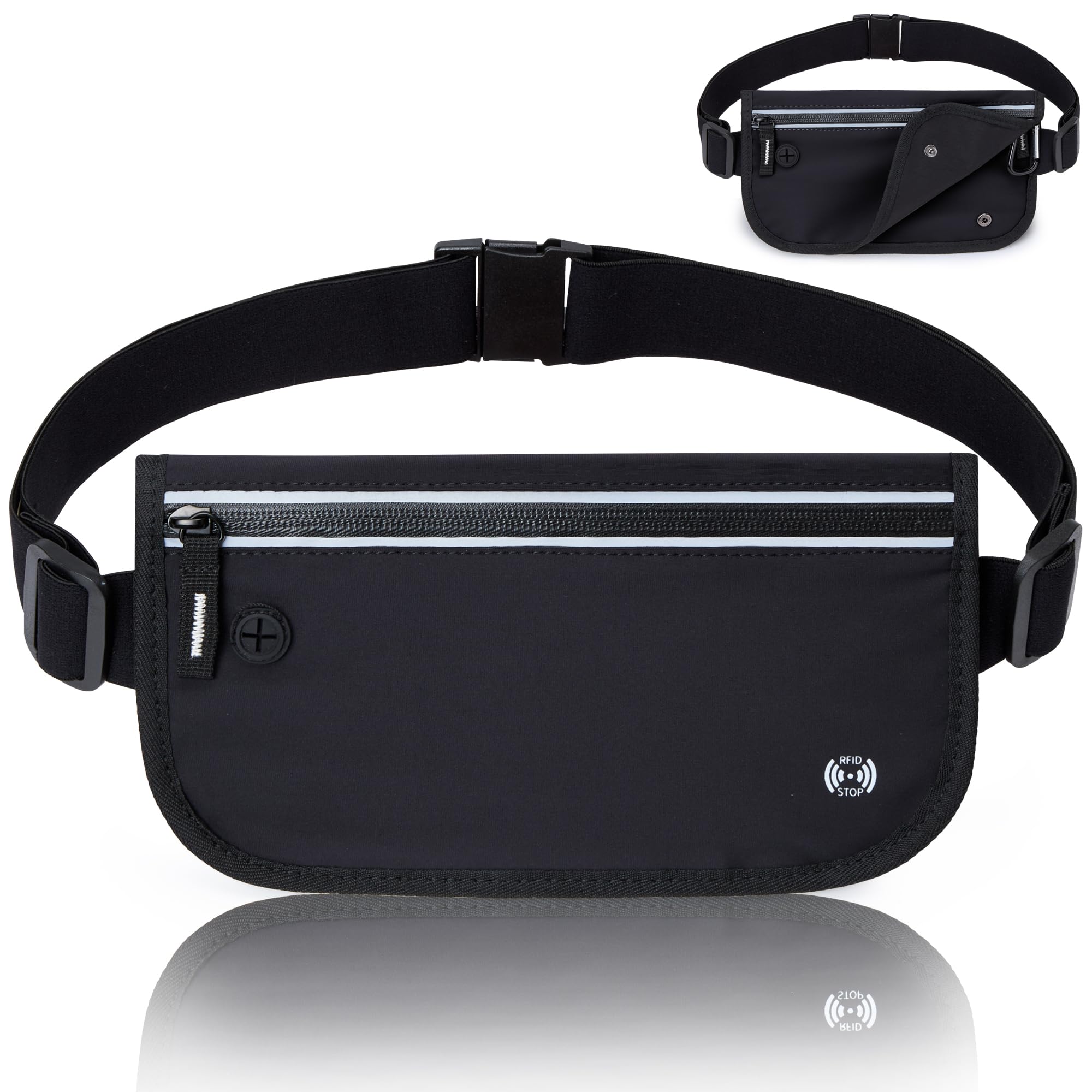 KALIDI FANCY FOREST セキュリティ ポーチ ウエストポーチ シークレットポーチ パスポート カードバッ..