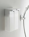 Umimile ソープディスペンサー 自動 シャンプーディスペンサー マグネット 液体 食器用洗剤 壁掛け 充電式 400ml大容量 IPX7防水 透明 2セット