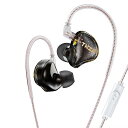 Yinyoo 中華 イヤホン 有線 TKZK TK01 10mmダイナミック インナーイヤー イヤフォン ノイキャン HiFi音質 インイヤー モニター 2pin リケーブル可能 カナル型 イヤホン 有線 イヤモニ型 3.5mmプラグ ゲーミング対応 イア
