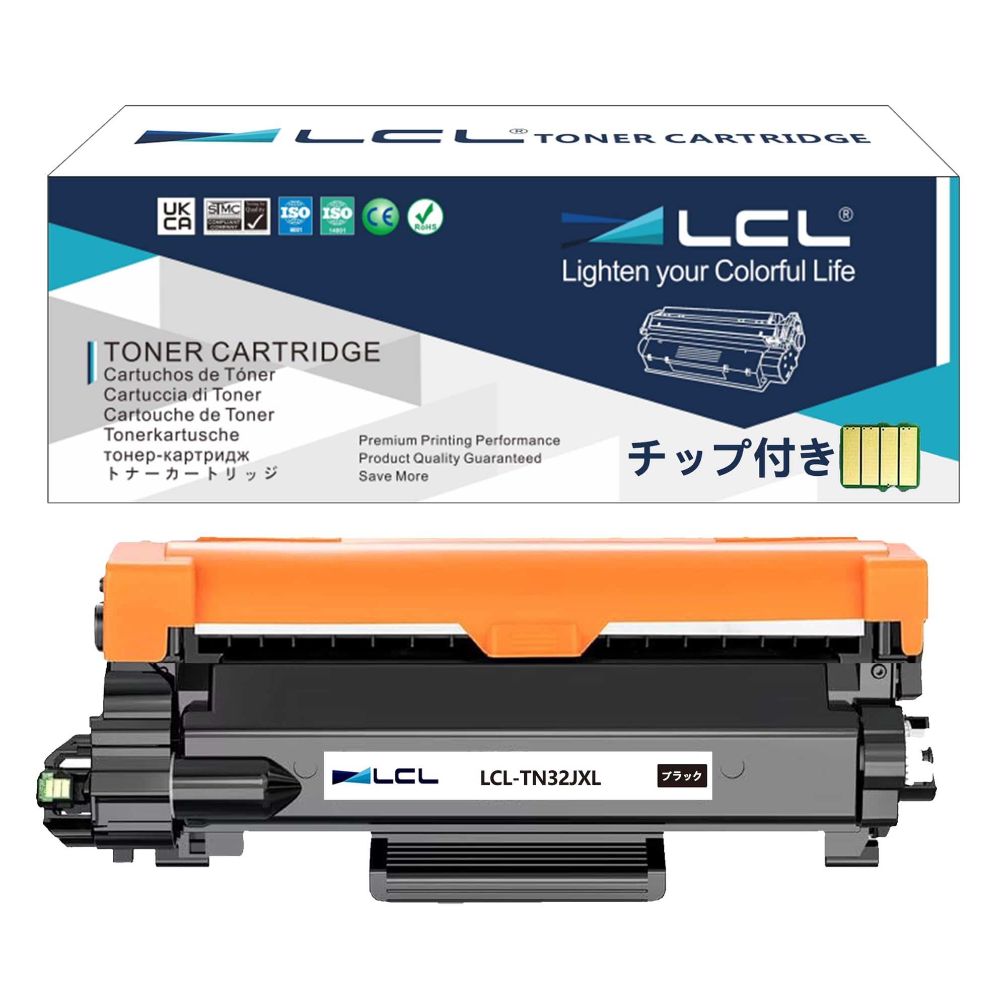 LCL Brother ֥饶 TN32J TN32JXL TN-32JXL ߴȥʡȥå (1ѥå ֥å) бMFC-L2880DW MFC-L2860DW FAX-L2800DW DCP-L2660DW DCP-L2600