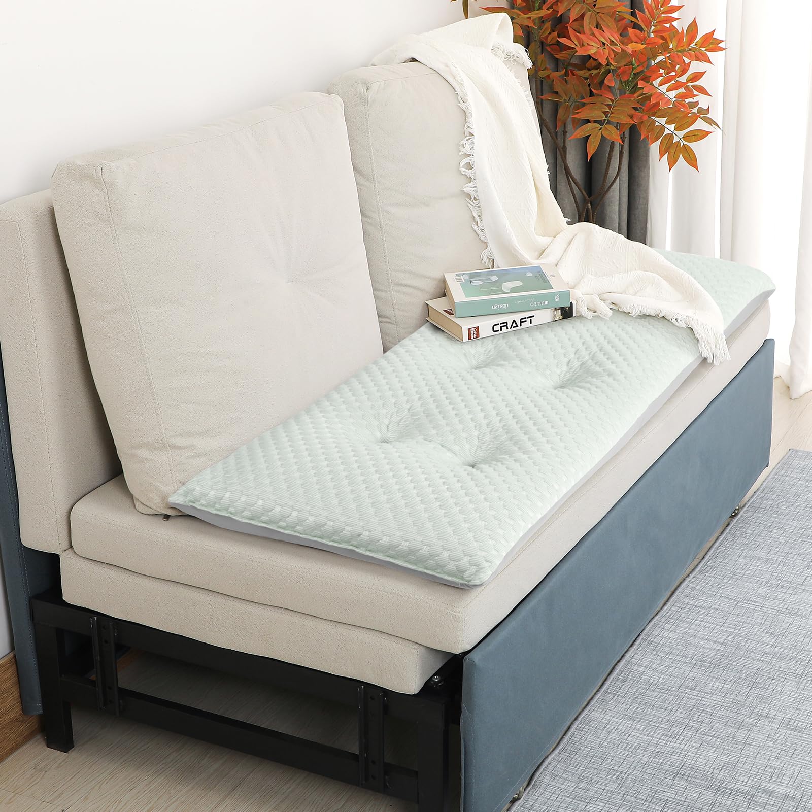 JEMA ジェマ 接触冷感 ローグシートクッション ざぶとん 長座布団 ロング フリーシートクッション お昼寝クッション ごろ寝長座布団 ソファー用 部屋飾り ...