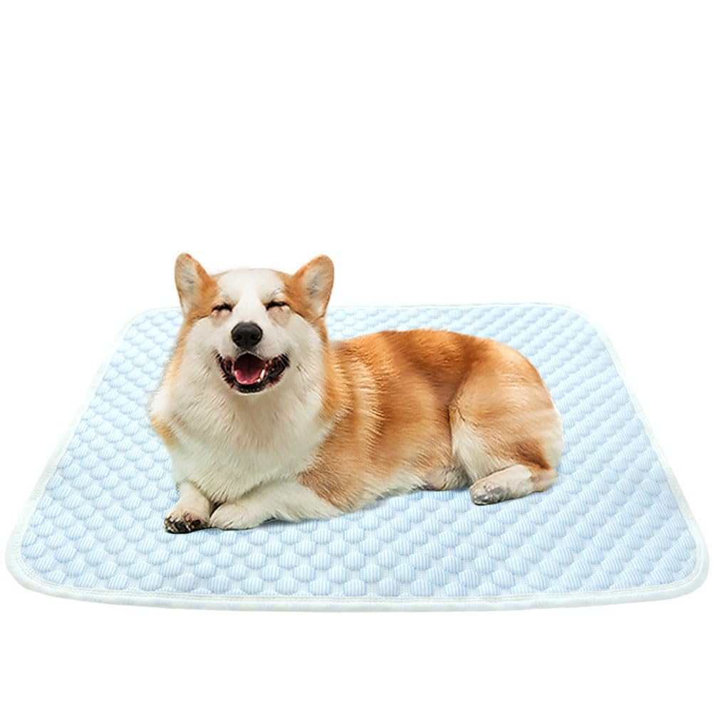 Bidason ペット ひんやりマット 犬 猫 夏 クールマット 冷感敷きパッド 接触冷感 ひえひえ 通気 暑さ対策 ぐっすり眠る クールシート 滑り止め 洗える 速乾 繰り返し利用可能 ペットマット