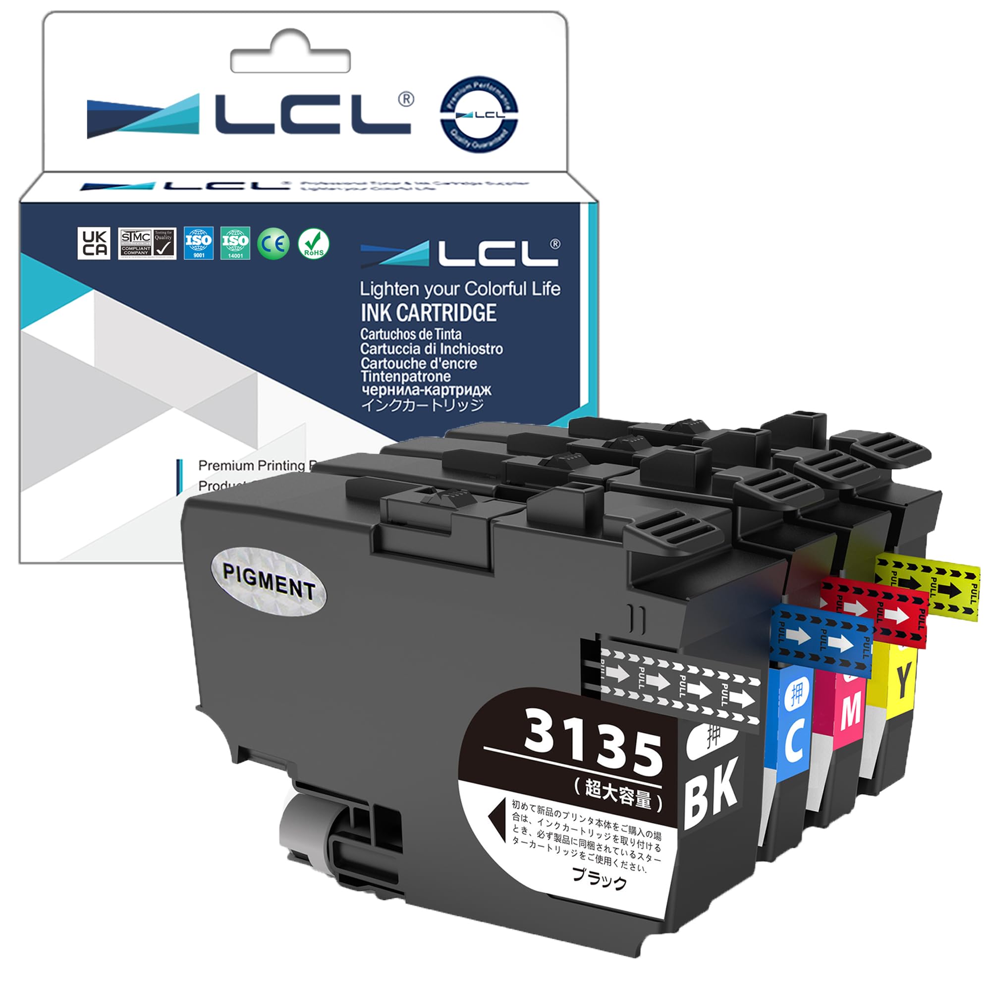 LCL Brother�� �֥饶���� LC3135-4PK LC3135 BK/C/M/Y ���� ��4�����å� �֥�å� ������ �ޥ��� ���������� �ߴ�����...