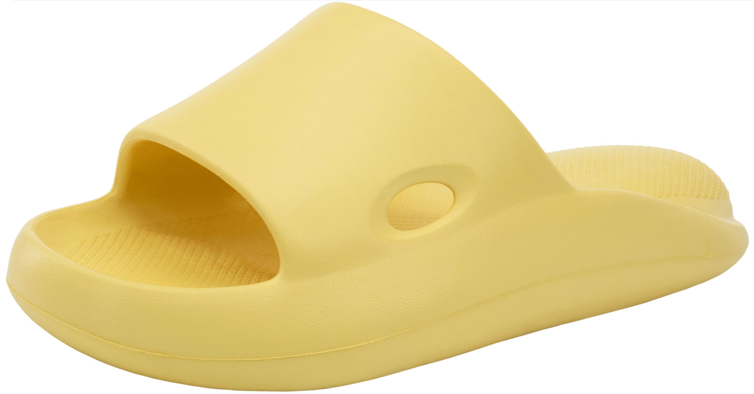 [Alvisto] 理学療法士推奨 スリッパ 室内 サンダル 4cm超厚底 エアースリッパ ルームシューズ レディース メンズ ベランダ バス トイレ 超軽量 静音防滑 柔らか 抗菌防臭 EVA air slippers レモンイエロー 27.0-28.0