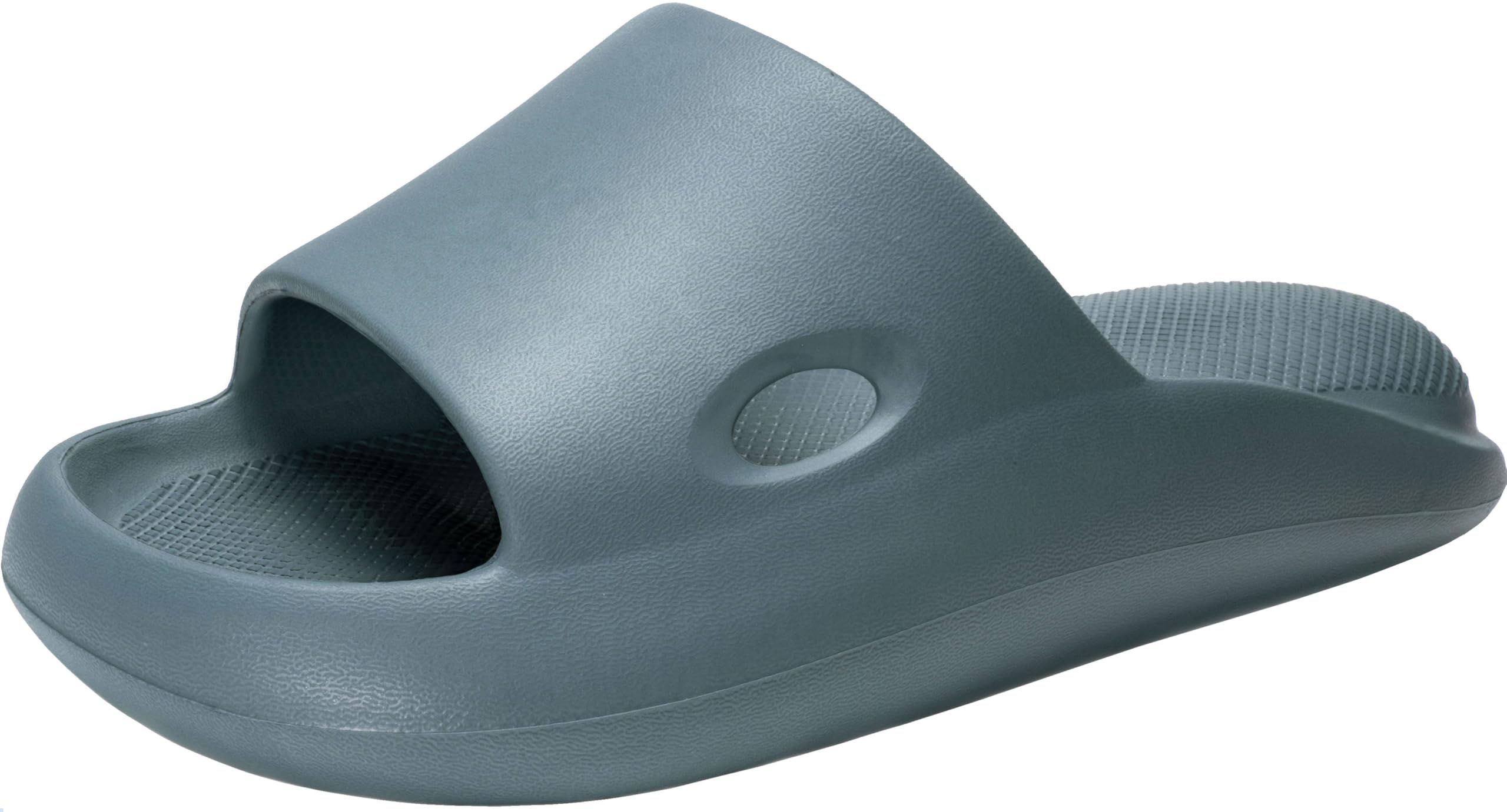 [Alvisto] 理学療法士推奨 スリッパ 室内 サンダル 4cm超厚底 エアースリッパ ルームシューズ レディース メンズ ベランダ バス トイレ 静音防滑 軽量 柔らか 抗菌防臭 EVA air slippers ブルー 24.5-25.0cm