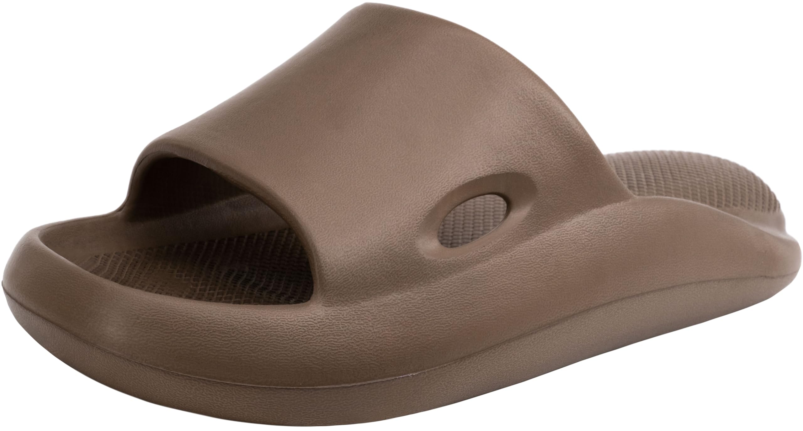 [Alvisto] 理学療法士推奨 スリッパ 室内 サンダル 4cm超厚底 エアースリッパ ルームシューズ レディース メンズ ベランダ バス トイレ 超軽量 静音防滑 柔らか 抗菌防臭 EVA air slippers ブラウン 26.0-27.0cm