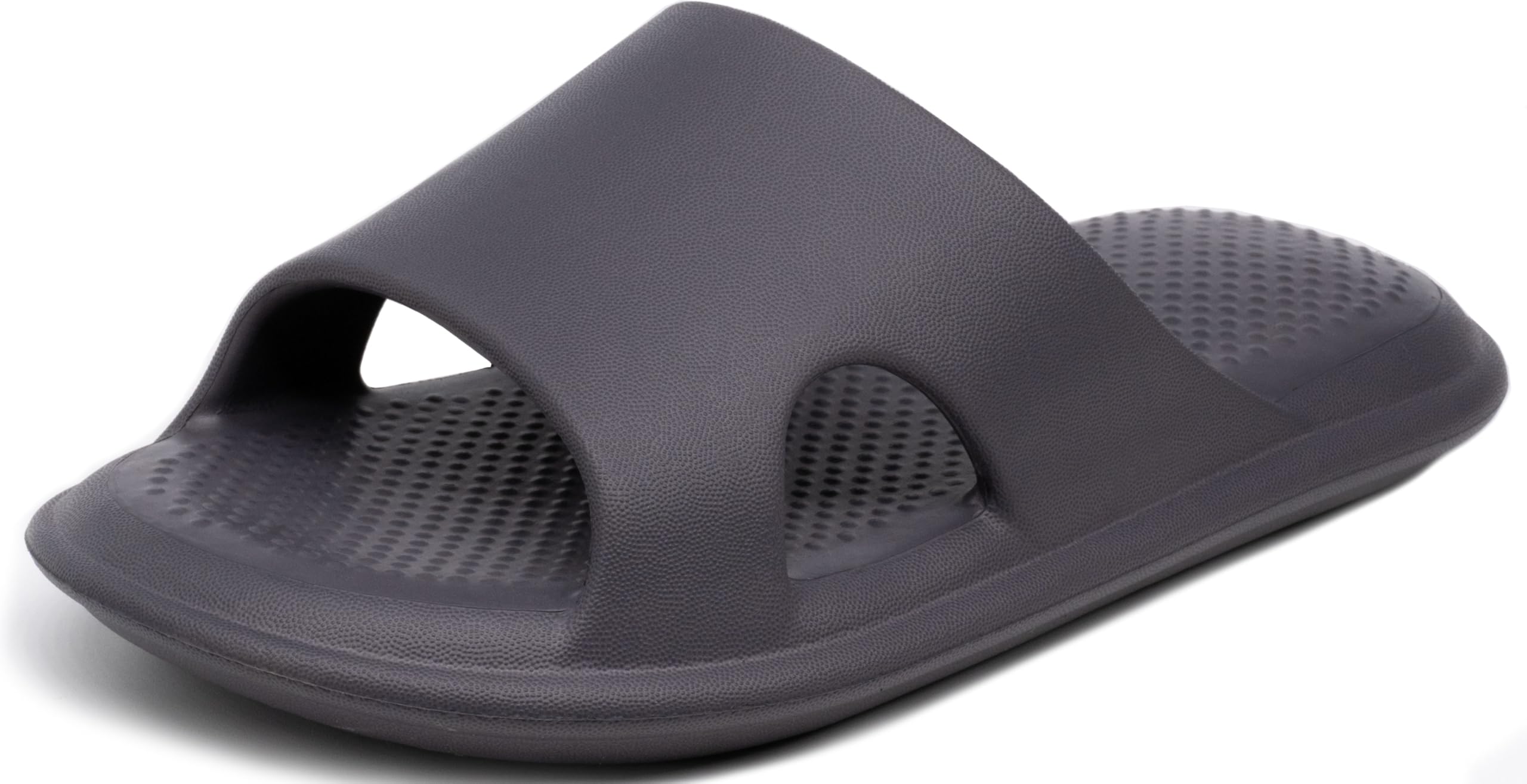 [Alvisto] 超軽量 スリッパ 室内 サンダル ルームシューズ 夏用 蒸れない 速乾 防滑 クッションソール シャワーサンダル メンズ レディース お風呂・リラックス用 静音 抗菌防臭 大きいサイズ スレートグレー 22.5-23.0cm