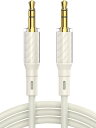 Senetem 3.5mm オーディオケーブル 1m auxケーブル ヘッドホンケーブル オス-オス ステレオミニプラグ ハイレゾ音質 ナイロン編み 高耐久性 ヘッドホン/スピーカー/音響/車/iPhone/iPad/iPod/PCなどに対応