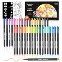Shuttle Art 布用ペン 36色セット ファブリックマーカー 布に書けるペン 水性 速乾 耐水 耐久 ウォッシャブル 洗っても落ちない 色褪せしにくい ステンシル付き DIY ハンドメイド 手作り イラスト 落書き スニーカー Tシャツ カンバス