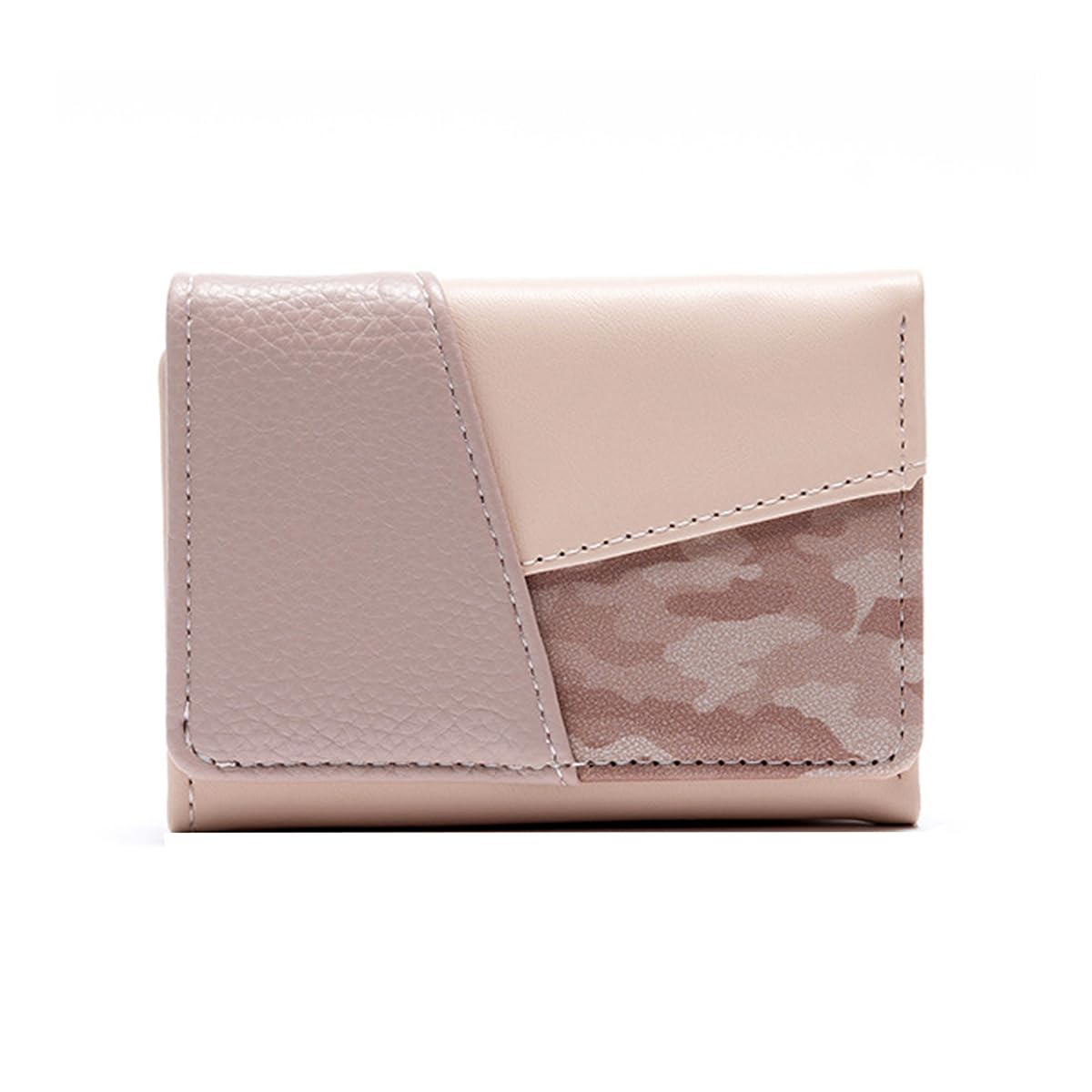 [Haffukiry] 三つ折り財布 レディース ミニ財布 使いやすい ウォレット カード8枚入れ 札入れ 軽量 pu..