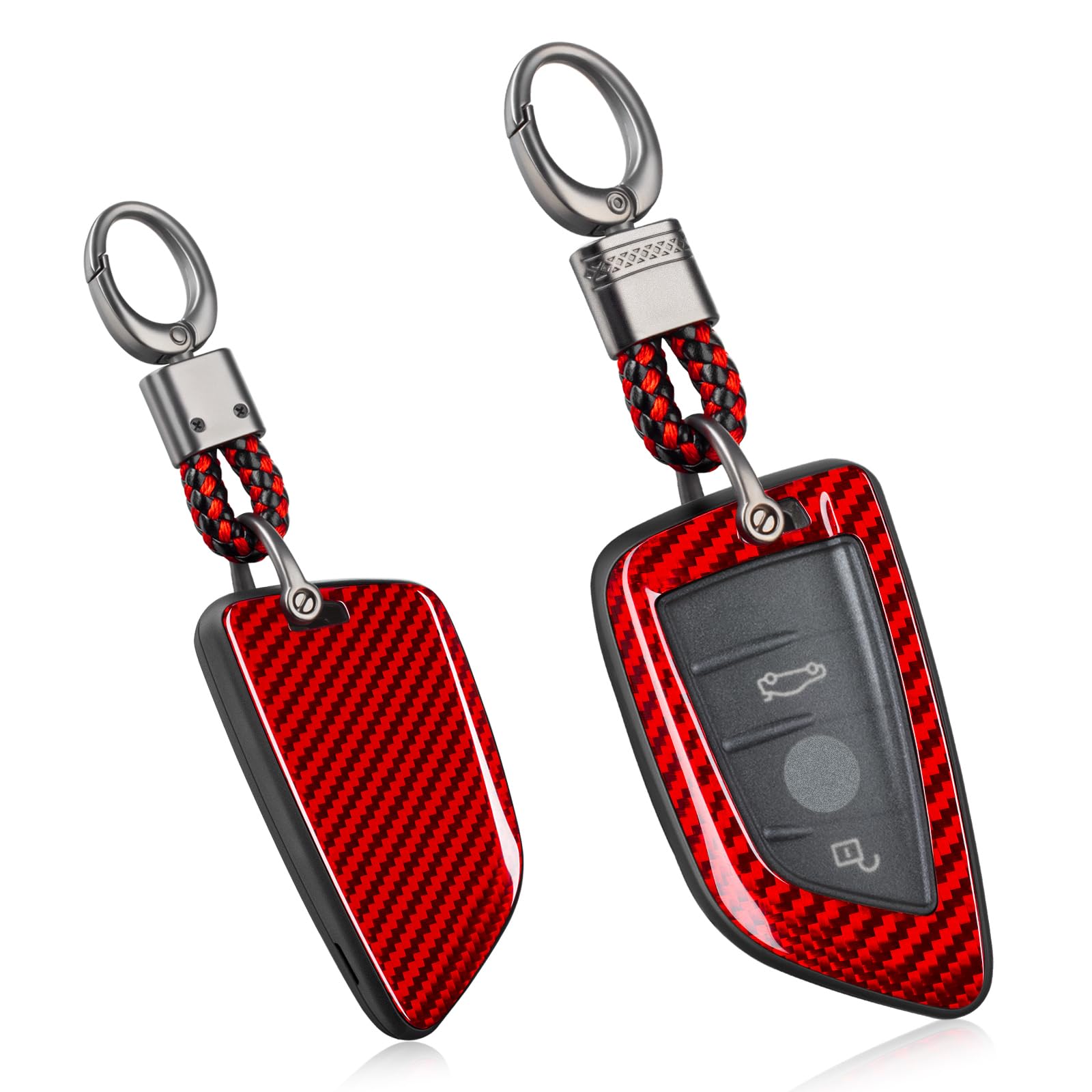 BMWに適用する キーケース キーホルダー2 3 4 5 6 6GT 7 8 シリーズ、X1 X2 X3 X4 X5 X6 X7 M3 M4 M5 M..