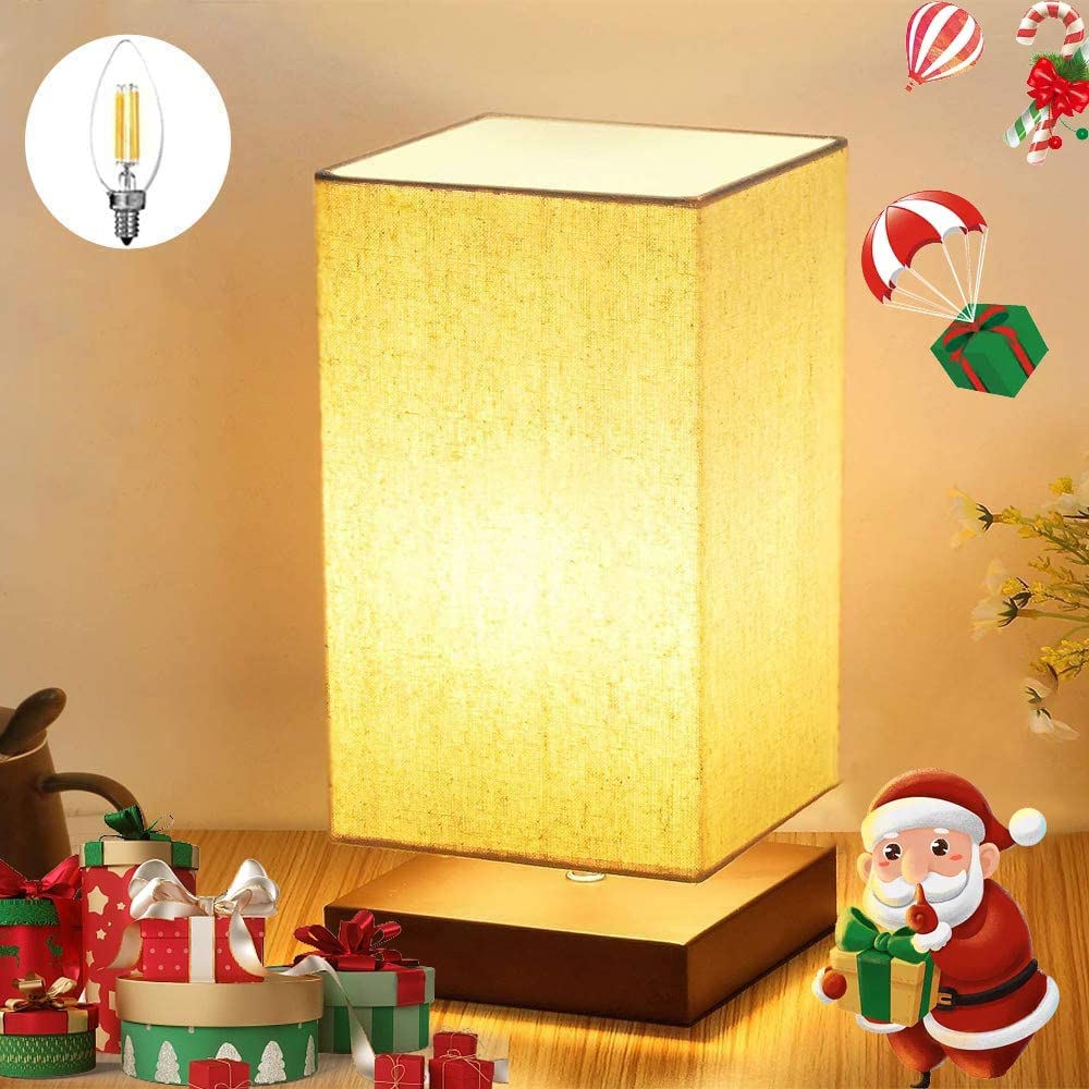 Depuley ベッドサイドランプ 間接照明スタンド テーブルランプ E26口金 和風 和室 読書灯 インテリア 母の日プレゼント LED電球付属 電球色 ファ...