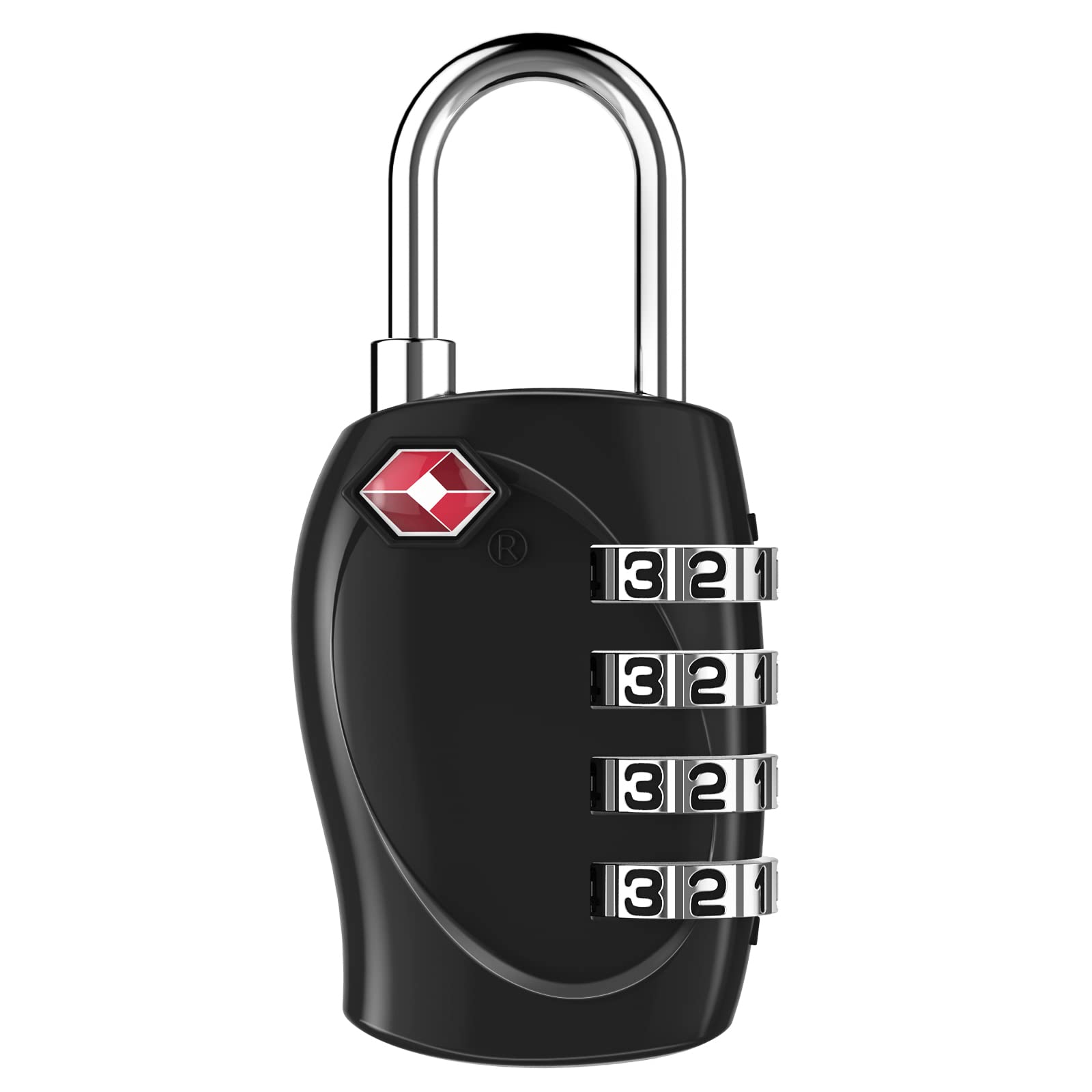 ZHEGE ダイヤル錠 スーツケース 南京錠 ダイヤル 4桁 小型 旅行 防犯 バックパック、ブリーフケース、..