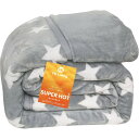 VK Living 毛布 二枚合わせ ダブル 【瞬間超発熱・エアコン調温中綿】【SUPER HOT】 冬用 あったか 厚手 フランネル扁平糸 保湿加工 掛け毛布...