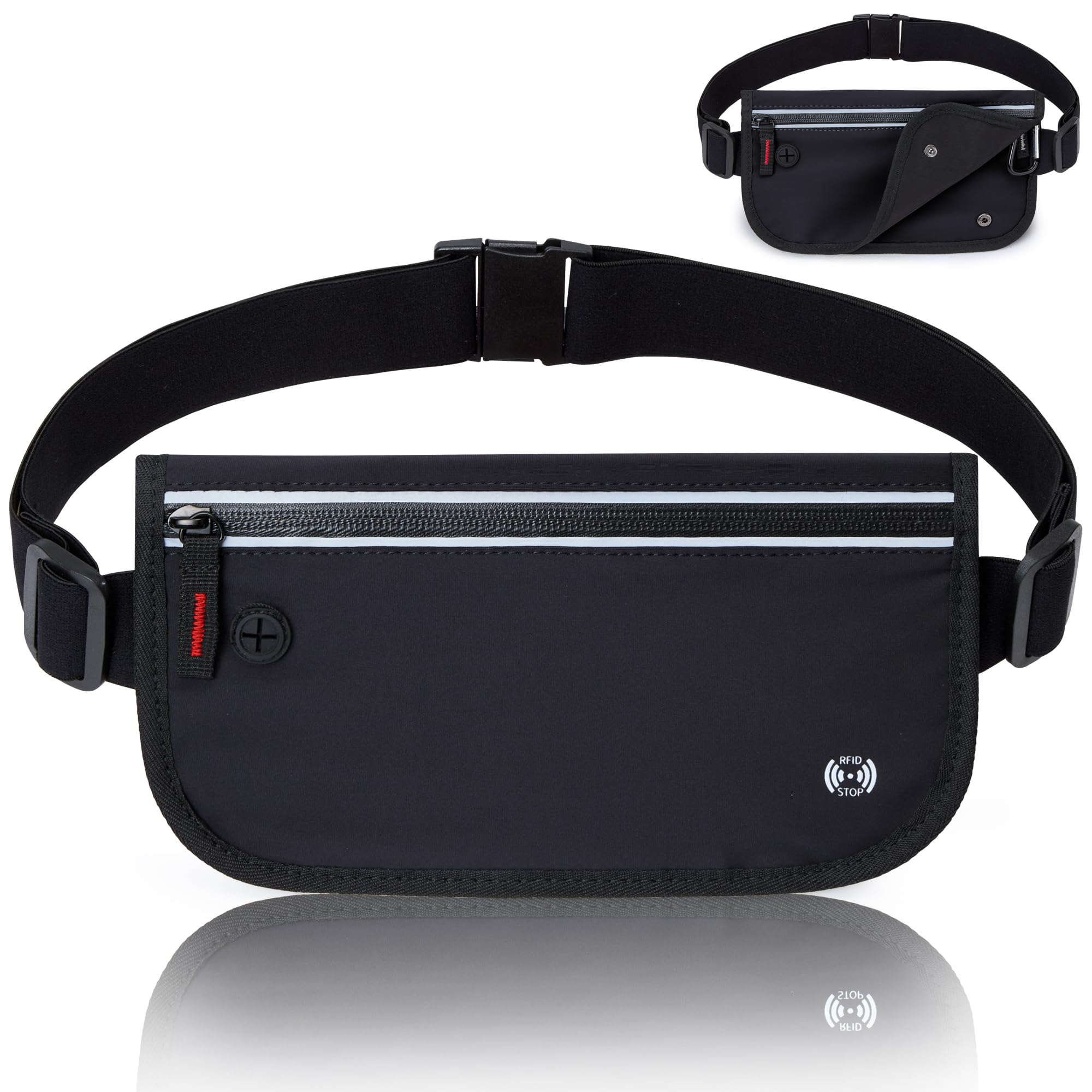 KALIDI FANCY FOREST セキュリティ ポーチ ウエストポーチ シークレットポーチ パスポート カードバッ..