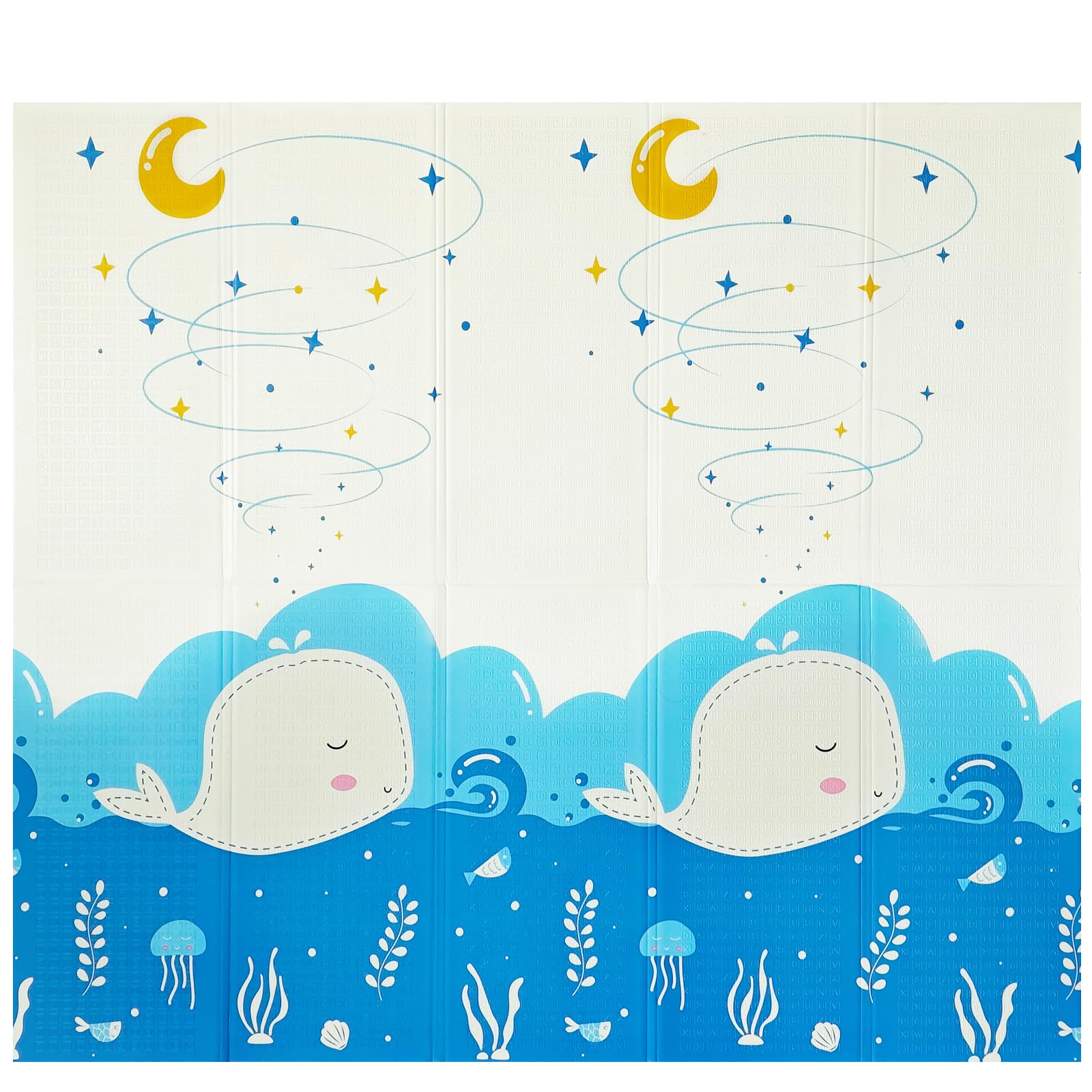 MARUNDA プールマット 折りたたみ ビニールプール下マット180*160cm 厚手 10mm 下敷き クッション性 デコボコ 軽減 軽量 お手入れ 簡単 アウトドア 水遊び 多用途 収納袋付き L