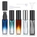 Segbeauty アトマイザー 10ml 5個入り プッシュ式 詰め替え 漏れない ミニボトル スプレーボトル クイック 香水噴霧器 携帯用 詰め替え容器 液漏れ防止 持ち込み可能 通勤 香水スプレー 【10ml 5色】