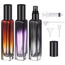 Segbeauty アトマイザー 15ml 3個入り 細長型 ガラス製 プッシュ式 詰め替えボトル 漏れない ミニボトル スプレーボトル 携帯用 おしゃれ コン...