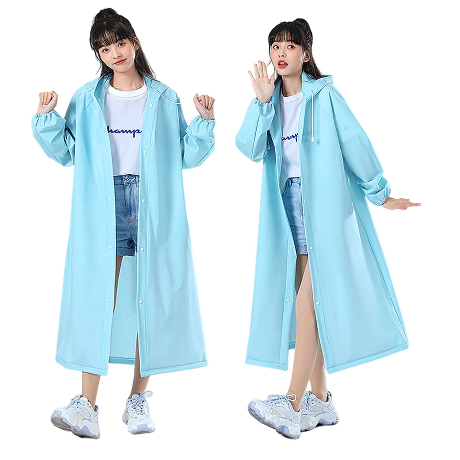 [SensaBliss] レインコート レディース ポンチョ レインポ...(3.0)