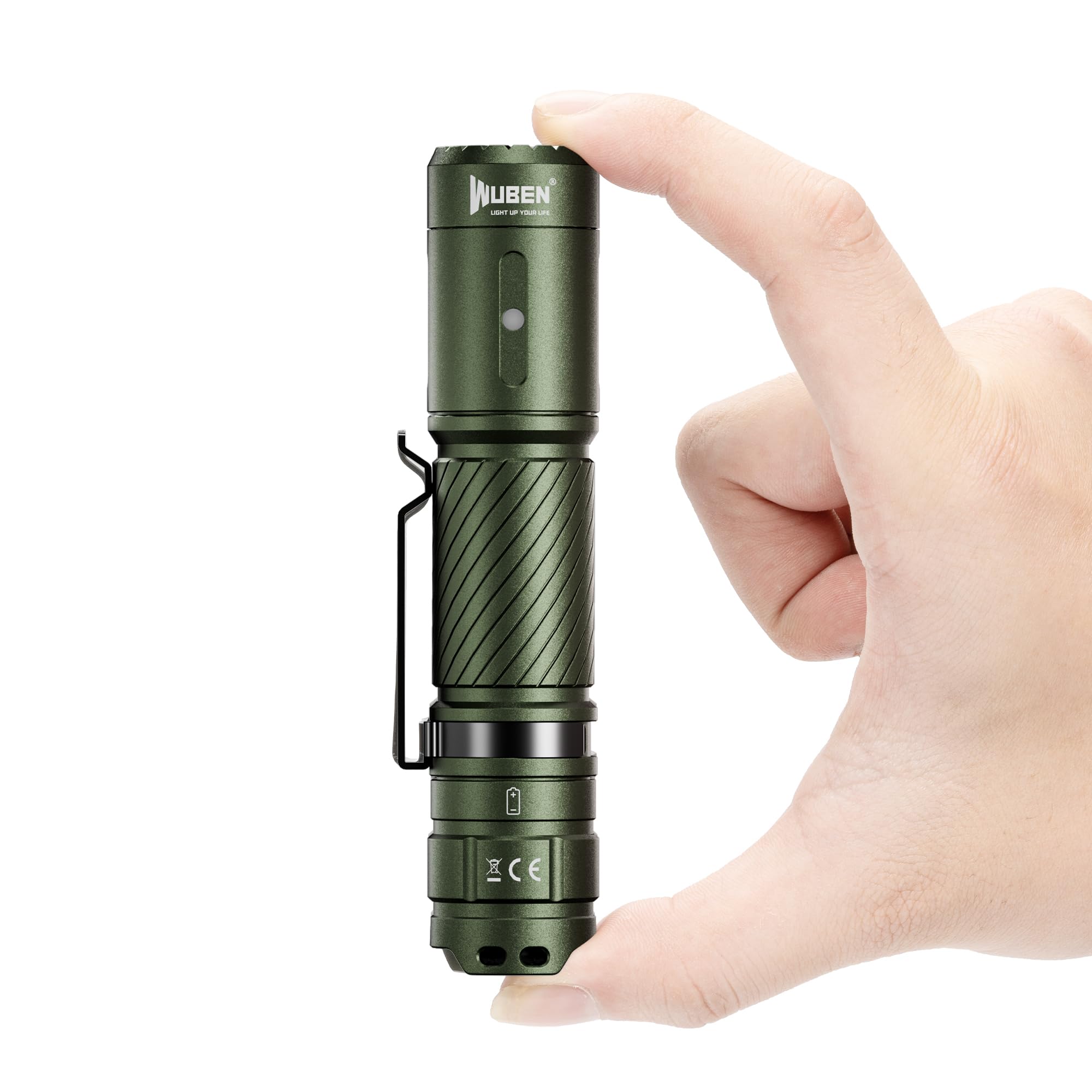 WUBEN(ウーベン) C3 懐中電灯 強力 1200ルーメン ライト 小型充電式 6つ調光モード IP68防水 最大143時間の実行時間 懐中電灯 led 強力 軍用 最強 フラッシュライト 携帯便利 タクティカルライト キャンプ 防災 停電対策 地震