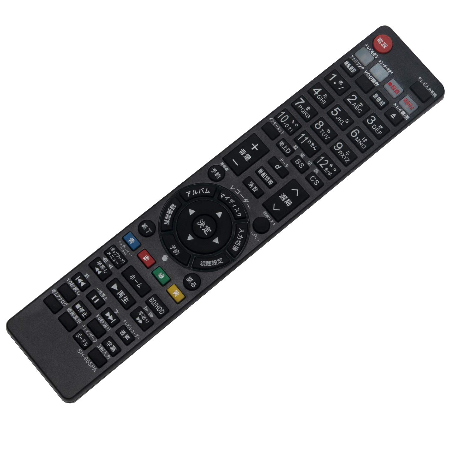 PerFascin ���ѥ�⥳�� replace for ���㡼�� �������� SHARP AQUOS �֥롼�쥤 ��⥳��GA769PA BD-HDS32